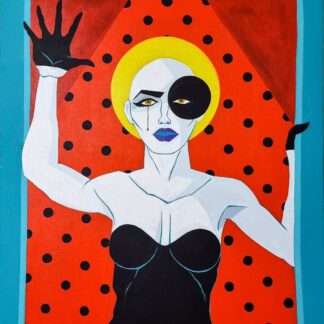 Within four walls, femininity and personal choice become a contained supernova, a crystal tear that breaks the artificial symmetry of institutional and social confinement.