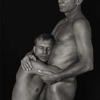 Male nude couple portrait photography