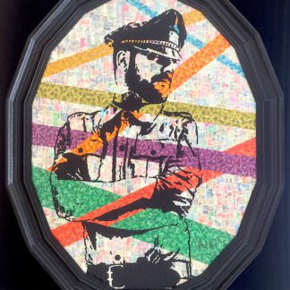 Mann, Man, Muir Cap, Lederhemd, Leather Shirt, Leder, Black Leather, Schwarzes Leder, Bart, Beard, Belt, Gürtel