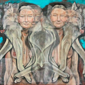 Ein Bild der unabhängigen, selbstbestimmten Frau, die mit ihrem Wesen und  Weiblichkeit verbunden ist. Der Titel bezieht sich metaphorisch auf die Grenzauflösung der Bewusstseinszustände, die ein Denken jenseits der gesellschaftlichen Normen ermöglichen.