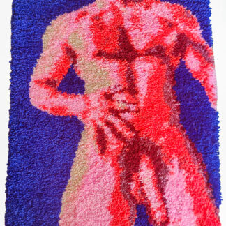 self-portrait (large nude in pink)
